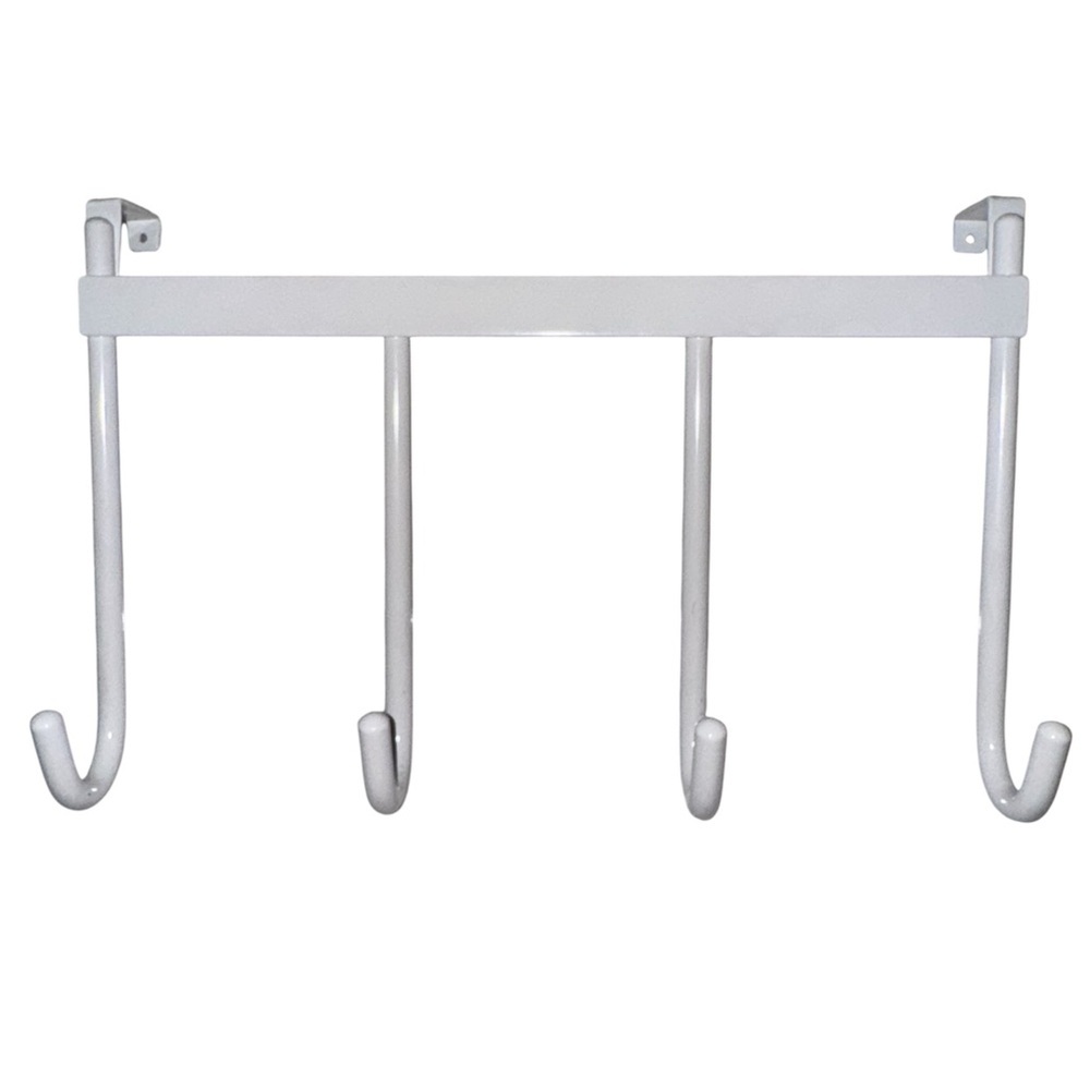 White Over The Door Hook Rack